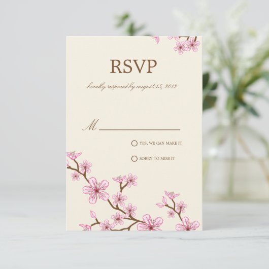 CHERRY BLOSSOMS | RSVP (Debout devant)