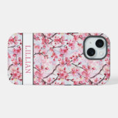 Cherry Blossoms Sakura Monogrammed (Verso Horizontal)
