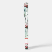 Cherry Blossoms Sakura Print Monogrammed Case-Mate iPhone Case (Achterkant / Links)