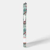 Cherry Blossoms Sakura Print Monogrammed Case-Mate iPhone Case (Achterkant / Rechts)