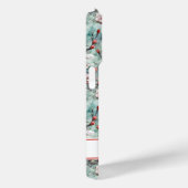 Cherry Blossoms Sakura Print Monogrammed Case-Mate iPhone Case (Achterkant / Rechts)