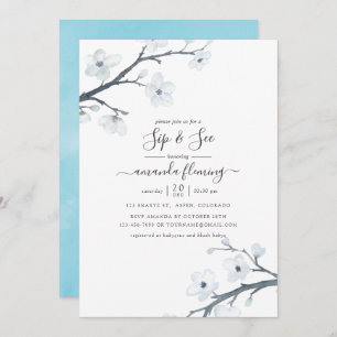 Cherry Blossoms Sip and See Kaart