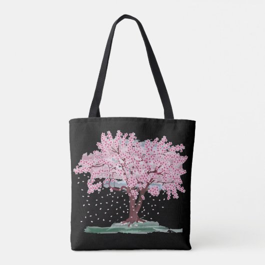 CHERRY BLOSSOMS TREE TAS PURY (Achterkant)