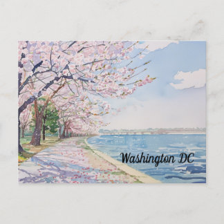 Cherry Blossoms Washington DC Getijdenbekken Briefkaart