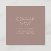 CHERRY BLOSSOMS ZEN FLORAL CARTE DE VISITE (Dos)