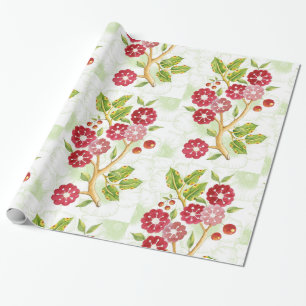 Cherry Blosson Design Wrapping Paper Cadeaupapier