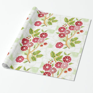 Cherry Blosson Design Wrapping Paper Cadeaupapier