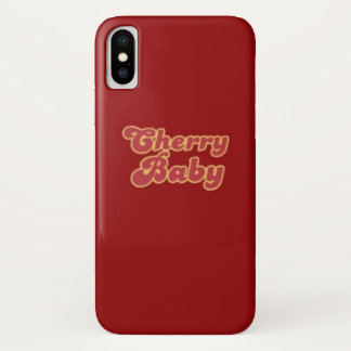 Cherry bom iPhone x hoesje