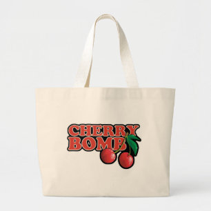 Cherry Bomb Bag Grote Tote Bag