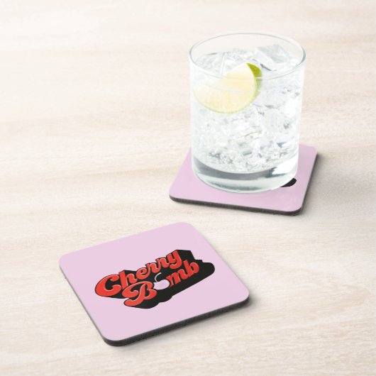 Cherry Bomb Beverage Coaster Bier Onderzetter (Rechterzijde)