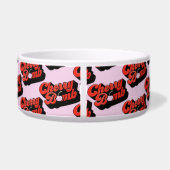 Cherry Bomb Bowl Voerbakje (Achterkant)
