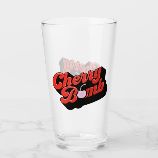 Cherry Bomb Glas (Voorkant)