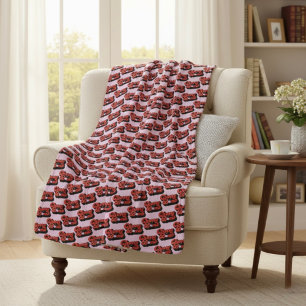 Cherry Bomb Sherpa Blanket Sherpa Deken
