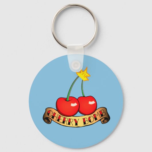Cherry Bomb Sleutelhanger (Voorkant)