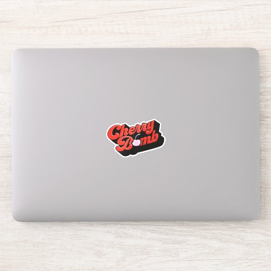 Cherry Bomb Sticker (Computer)