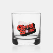 Cherry Bomb Whiskey Glass Whisky Glas (Achterkant)