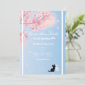 Cherry-boom Save The Date (Staand voorkant)