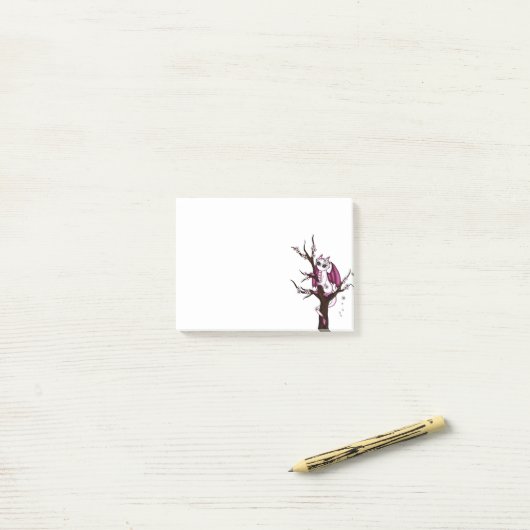 Cherry Bottom Dragon Post-it® Notes (Op bureau)