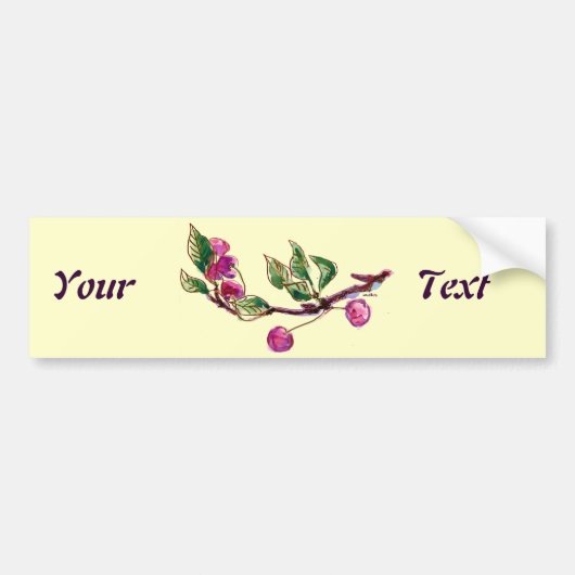 Cherry Branch Bumpersticker (Voorkant)
