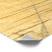 Cherry Branch op hout Poster (Hoek)