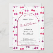 Cherry Bridal Shower Uitnodiging (Voorkant)