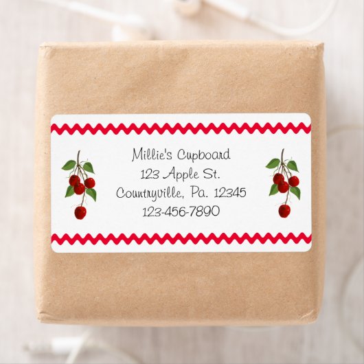 Cherry Bunch Business Label (Insitu)