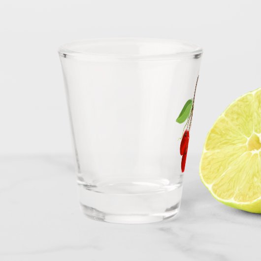 Cherry Bunch Shot Glass Shot Glas (Links)