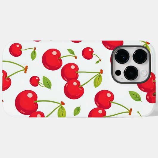 Cherry  Case-Mate iPhone case (Achterkant (horizontaal))