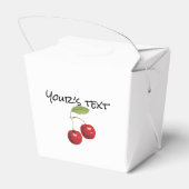 Cherry ❤️ cerise BOX Bedankdoosjes (Achterkant)