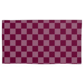 Cherry Checker Two Tone Kussenslopen HAMbyWG (Voorkant-Links)