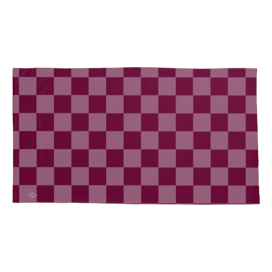 Cherry Checker Two Tone Kussenslopen HAMbyWG (Achterkant-Links)