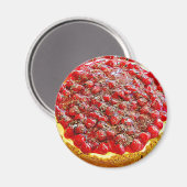 Cherry Cheesecake Chocolate Sprinkles Magnet Magneet (Voorkant / Achterkant)
