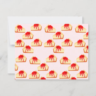 Cherry Cheesecake Dessert Briefkaart