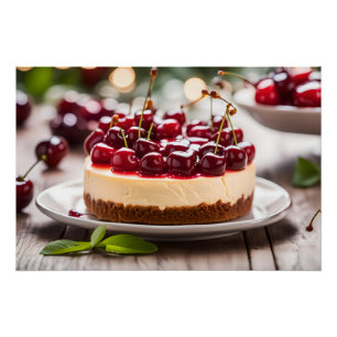 Cherry Cheesecake Perfect Poster