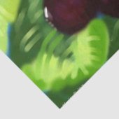 Cherry Cherries Hanging Tree Branches Decoupage Tissuepapier (Detail)