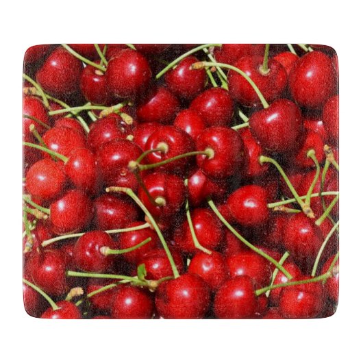 Cherry Cherries Red Snijplank (Voorkant)
