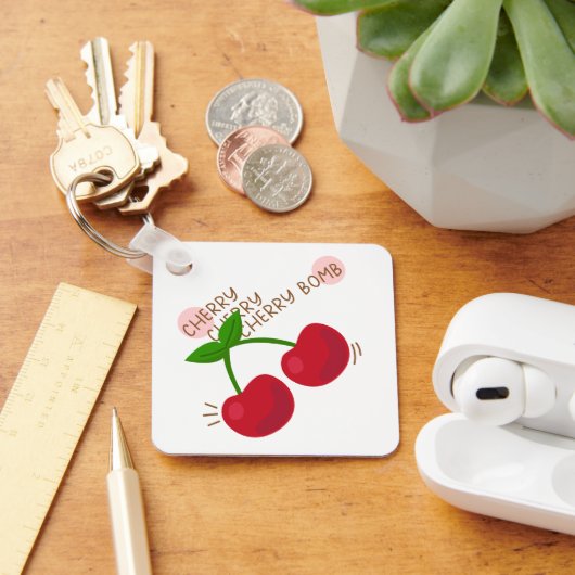 Cherry Cherry Cherry Bomb Sleutelhanger (Bureau)