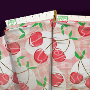 Cherry Cherry Gingham Stof