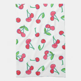 Cherry Cherry Kitchen Towel 16 x 24 inch Theedoek