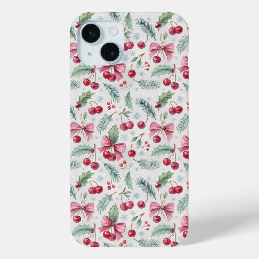 Cherry Christmas Case-Mate iPhone Case (Achterkant)