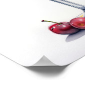 Cherry Cocktail Art Poster (Hoek)
