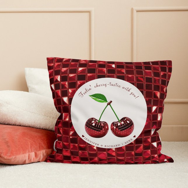 Cherry Coded Valentijnsdag Custom Kussen (Cherry Coded Valentine's Day Custom Throw Pillow
)
