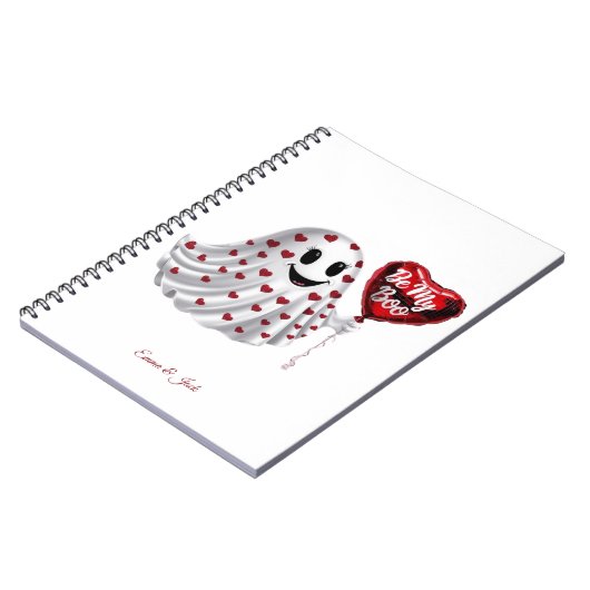 Cherry Coded Valentijnsdag  Notitieboek (Linkerzijde)