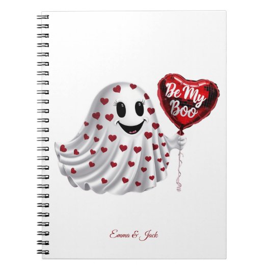 Cherry Coded Valentijnsdag Notitieboek (Voorkant)