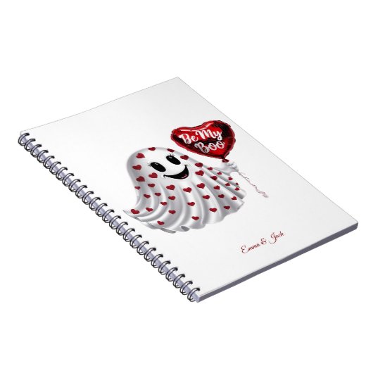 Cherry Coded Valentine's Day Carnet personnalisabl (Côté Droit)