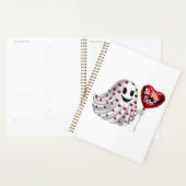 Cherry Coded Valentine's Day Planner personnalisé (Devant avec enveloppe)