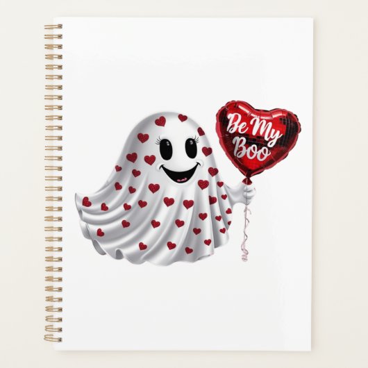 Cherry Coded Valentine's Day Planner personnalisé (Devant)