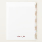 Cherry Coded Valentine's Day Planner personnalisé (Dos)
