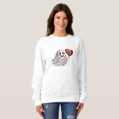 Cherry Coded Valentine's Day Sweatshirt personnali (Devant entier)