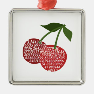 Cherry Complete Pi Metalen Ornament